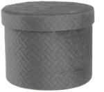 Bizzotto Cutie depozitare velur gri Averill 22x16 cm (0219033BDECO)