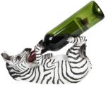 Clayre & Eef Suport sticla vin din polirasina Zebra 32 cm x 12 cm x 18 h (6PR2710deco) Suport sticla vin