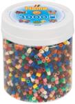 Hama Perlen 209-67 Set 3000 Perle Midi 5mm 22 Culori Activitati Creative pentru Familie (HA20967)