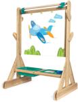 Hape Outdoor Staffelei Tabla de desen pentru copii din lemn rezistent la intemperii (E2010)