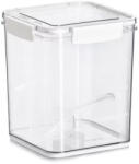 Zeller Present Recipient pentru alimente cu lingura Zeller, plastic, 18x18x20 cm, 4.2 l, transparent (ZE-14777)