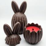 HARAHU Lumânare Choco Iepure - Maro / Cireșe, Migdale KP39722