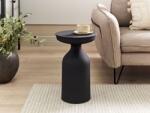 MAXISHOP Italia Collection Masa laterala TENJO Metal Negru Masa de cafea