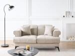 MAXISHOP Italia Collection Canapea cu 2 locuri SKIVE Taupe Canapea