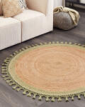 MAXISHOP Italia Collection Covor MARTS Verde o 140 cm Iuta Covor