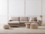 MAXISHOP Italia Collection Coltar cu 4 locuri SIGGARD Taupe Dreapta