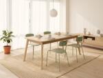 MAXISHOP Italia Collection Masa de dining KEHO Stejar deschis 200 cm 90 cm