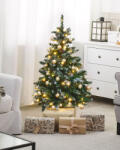 Maxishop Brad de Craciun artificial LED PALOMAR 120 cm Verde inchis