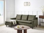 MAXISHOP Italia Collection Coltar cu 3 locuri ELVENES Verde inchis Dreapta