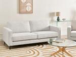 MAXISHOP Italia Collection Canapea cu 3 locuri SAVALEN Alb-murdar Canapea