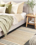 MAXISHOP Italia Collection Covor MIRZA Gri 80 x 150 cm Iuta Covor