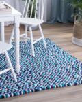 MAXISHOP Italia Collection Covor AMDO Bleumarin 160 x 230 cm Lana Covor