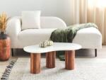MAXISHOP Italia Collection Masuta de cafea CASABLANCA Marmura Alb Masa de cafea