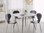 MAXISHOP Italia Collection Masa de dining ODEON Alb marmura 120 cm 120 cm