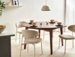 MAXISHOP Italia Collection Masa de dining HUNTLEY Stejar inchis 140 cm 140 cm