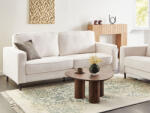 MAXISHOP Italia Collection Canapea cu 3 locuri SAVALEN Boucle Alb Canapea