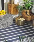 MAXISHOP Italia Collection Covor de exterior HALDIA Albastru inchis 120 x 180 cm Covor