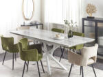 MAXISHOP Italia Collection Masa de dining extensibila MOIRA Alb 160 200 cm 90 cm