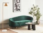 MAXISHOP Italia Collection Canapea cu 3 locuri SAVAR Catifea Verde smarald Canapea