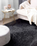 MAXISHOP Italia Collection Covor shaggy CIDE Negru 160 x 230 cm Covor