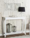 MAXISHOP Italia Collection Masa consola HARTFORD Alb