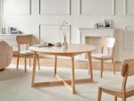 MAXISHOP Italia Collection Masa de dining WAIPORI Stejar deschis 140 cm 140 cm