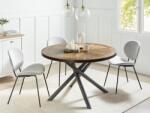 MAXISHOP Italia Collection Masa de dining LORENZO Frasin maro 120 cm 120 cm