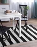 MAXISHOP Italia Collection Covor de exterior TAVAS Negru Alb 160 x 230 cm Covor