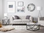 MAXISHOP Italia Collection Canapea cu 2 locuri VISSLAND Bej deschis Canapea