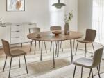 MAXISHOP Italia Collection Masa de dining extensibila LOUISE Maro 120 160 cm 120 cm