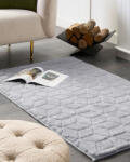 MAXISHOP Italia Collection Covor din blana sintetica THATTA Gri 80 x 150 cm Covor