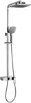Lemark Coloana de dus Lemark Tropic LM7005C, crom, cu pipa pivotanta, para tip ploaie si dus fix