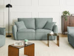 MAXISHOP Italia Collection Canapea cu 3 locuri KUNES Verde deschis Canapea