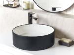 Maxishop Lavoar pe blat TEBAR , Œ 40 cm Ceramica Negru Alb