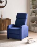 MAXISHOP Italia Collection Fotoliu cu recliner EMINENCE In sintetic Bleumarin