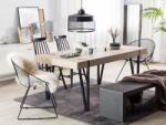 MAXISHOP Italia Collection Masa de dining ADENA Maro deschis 180 cm 90 cm