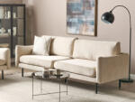 MAXISHOP Italia Collection Canapea cu 3 locuri VINTERBRO Catifea Bej deschis Canapea