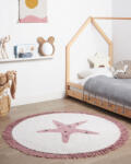MAXISHOP Italia Collection Covor pentru copii STARS Alb-murdar o 120 cm Bumbac Covor