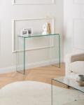 MAXISHOP Italia Collection Masa consola KENDALL Sticla securizata Transparent