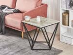 MAXISHOP Italia Collection Masa laterala MALIBU Marmura Negru Masa de cafea