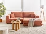 MAXISHOP Italia Collection Coltar cu 3 locuri LOFOTEN Rosu deschis Stanga