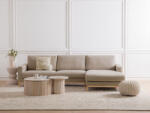 MAXISHOP Italia Collection Coltar cu 4 locuri SIGGARD Taupe Stanga