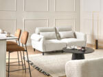 MAXISHOP Italia Collection Canapea cu 3 locuri WETLAN Alb-murdar Canapea