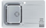 Alveus Chiuveta inox Line 80 Max leinen stanga (All round inclus) Chiuveta