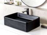 Maxishop Lavoar pe blat GELDO 50 x 34 cm Ceramica Negru