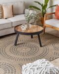 MAXISHOP Italia Collection Covor ARIBA Gri Bej 160 x 230 cm Iuta Covor
