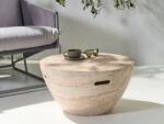 MAXISHOP Italia Collection Masuta de cafea VICARELLO Aspect travertin Masa de cafea