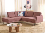 MAXISHOP Italia Collection Coltar cu 4 locuri BREDA Roz Dreapta