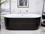 Maxishop Cada freestanding EMPRESA cu elemente incorporate 170 x 80 cm Negru
