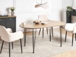 MAXISHOP Italia Collection Masa de dining CAVELL Maro deschis 160 cm 90 cm